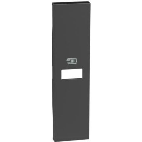 BTICINO KG11C - Cover nera per caricatori USB da 1 modulo - Now