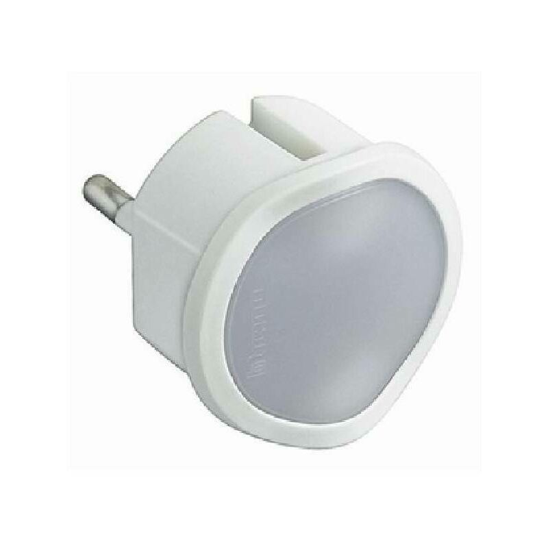 Image of Bticino kit - adattatore spina standard tedesca + luce emergenza colore bianco