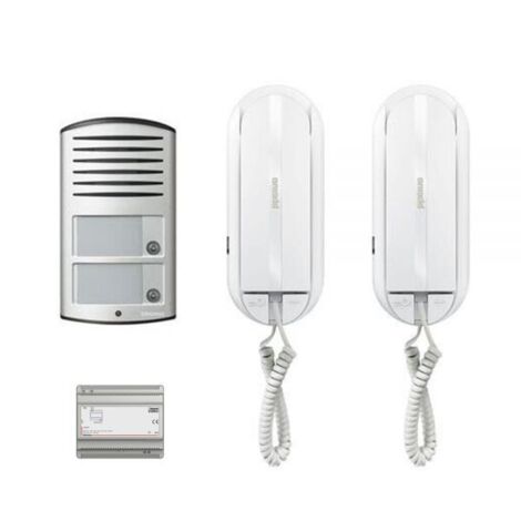 Bticino Kit audio bifamiliare Sprint a 2 fili - 2 chiamate - 366821