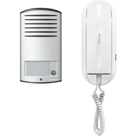 Bticino – Kit interphone audio-vidéo 2 fils Sprint L2 – Panneau de contrôle Linea 2000 – IP54 – Montage mural – Pour maison individuelle