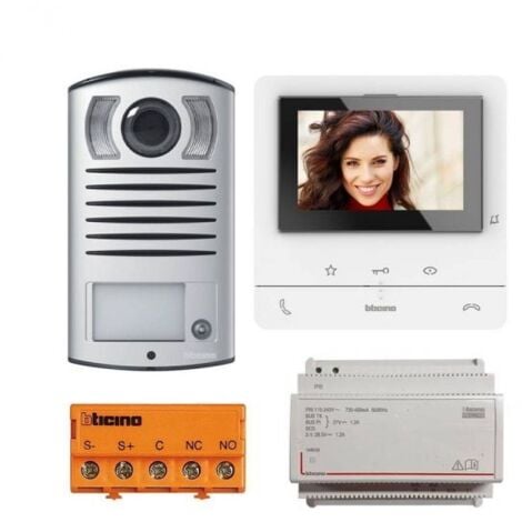Bticino kit video citofono mono famigliare Linea 2000 2 fili - 364613