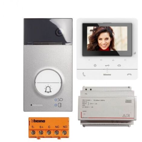 Bticino Kit video vivavoce Wi-Fi monofamiliare Linea 3000, Classe 100X - 364614