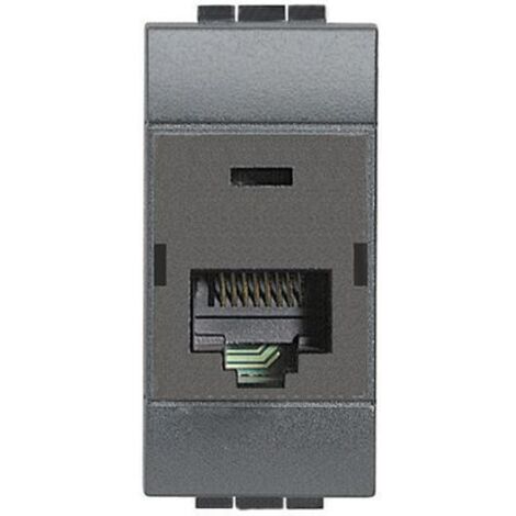 BTICINO L4262C5E - Connettore Rj45 Categoria 5 E - Antracite - LivingLight