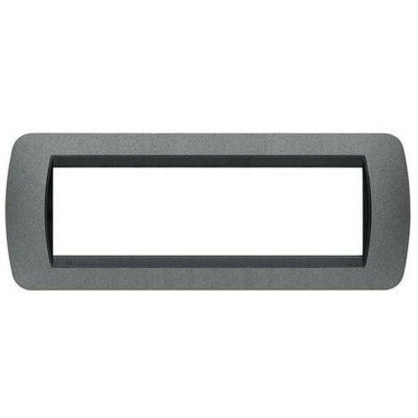 Bticino Living International Abdeckrahmen 7 Module graphitgrau L4807GF