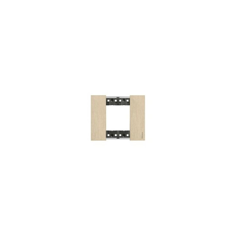 

Marco embellecedor Bticino KA4802ZW Living Now 2 modulos Oro