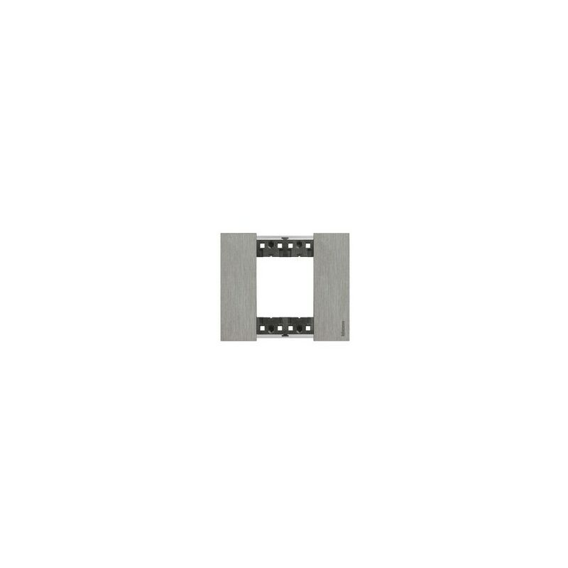 

Marco embellecedor Bticino KA4802ZG Living Now 2 modulos Acero