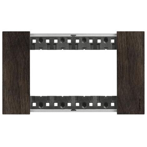 Bticino Living Now 4 Modules de couleur en bois de noyer KA4804LG