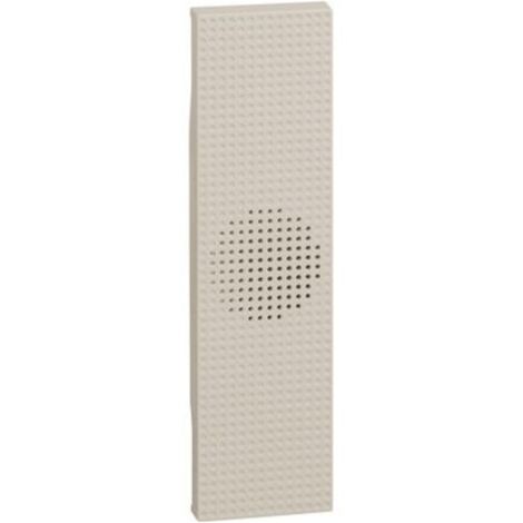 Bticino Living Now Cover für Läutewerk aus Bronze und Buzzer, sand KM15