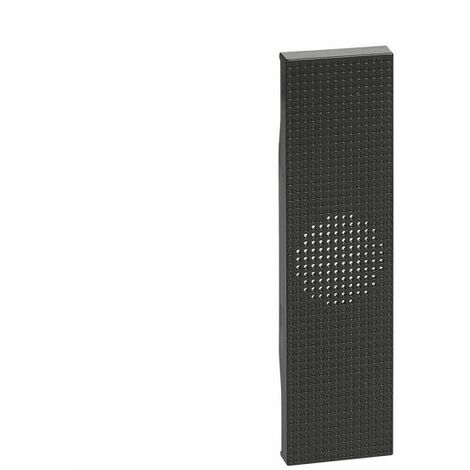BTicino Living NOW Cover nera per suoneria in bronzo e ronzatore - KG15