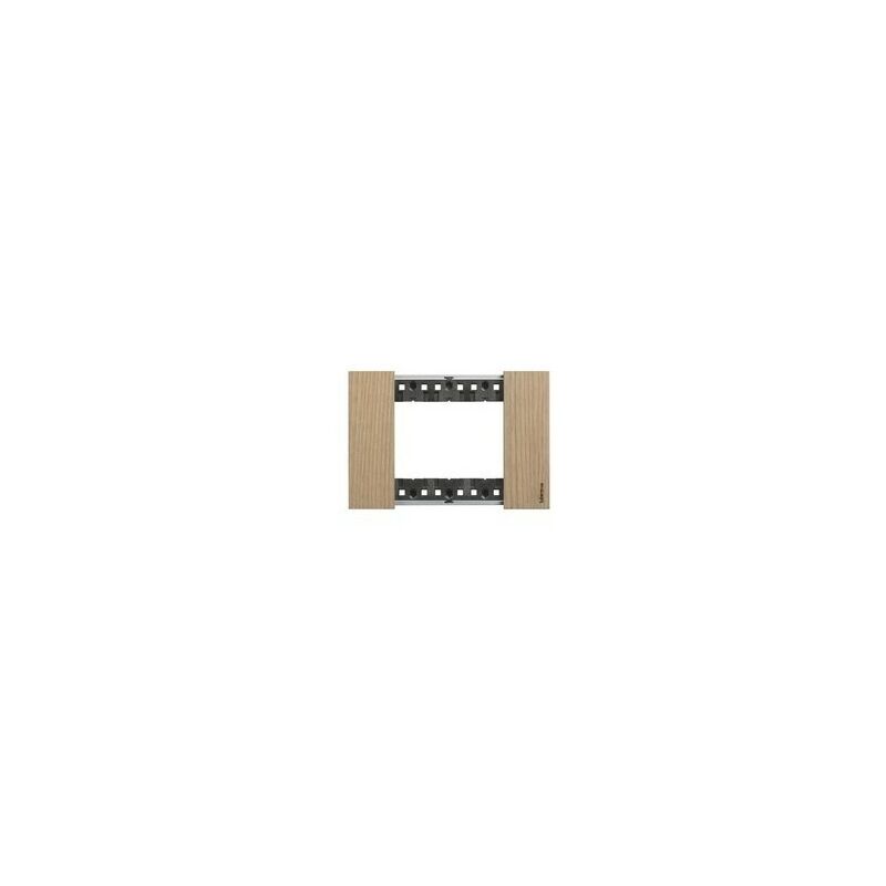 

Marco embellecedor Bticino KA4803LM Living Now 3 modulos Roble