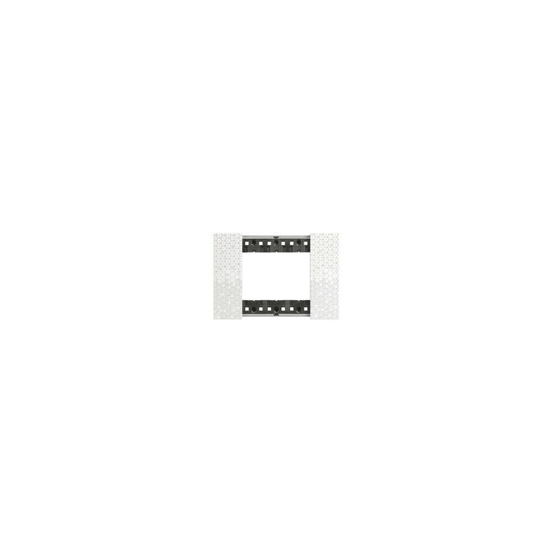 

Marco embellecedor Bticino KA4803MW Living Now 3 modulos Pixel
