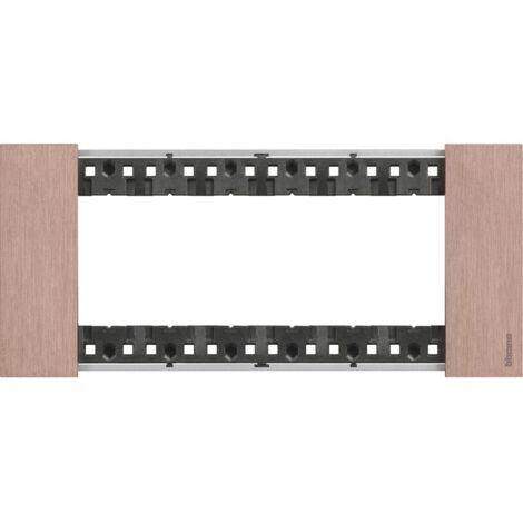 Bticino Living Now de 6 Módulos de color Cobre KA4806ZM