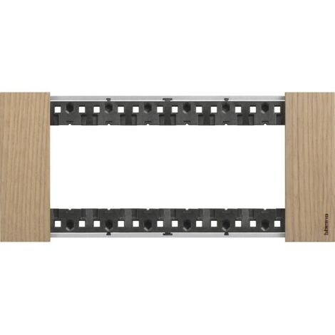 Bticino Living Now de 6 Módulos de color de madera de Roble KA4806LM