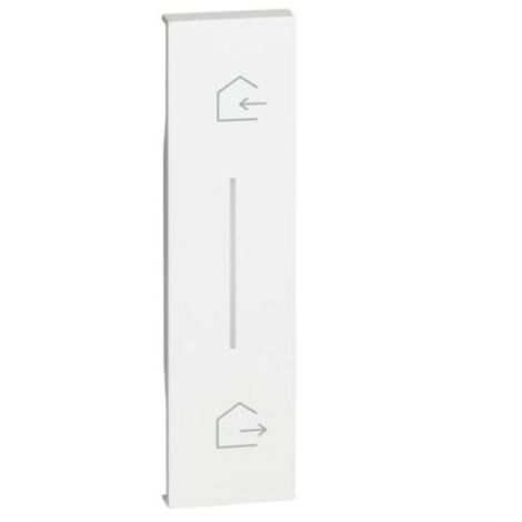 Bticino Living Now deja la tapa trasera para el módulo Entra&Esci Blanco KW40