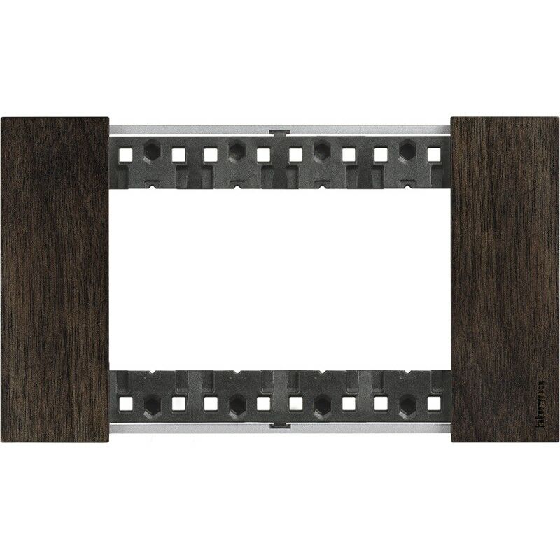 

Marco embellecedor Bticino KA4804LG Living Now 4 modulos Nogal