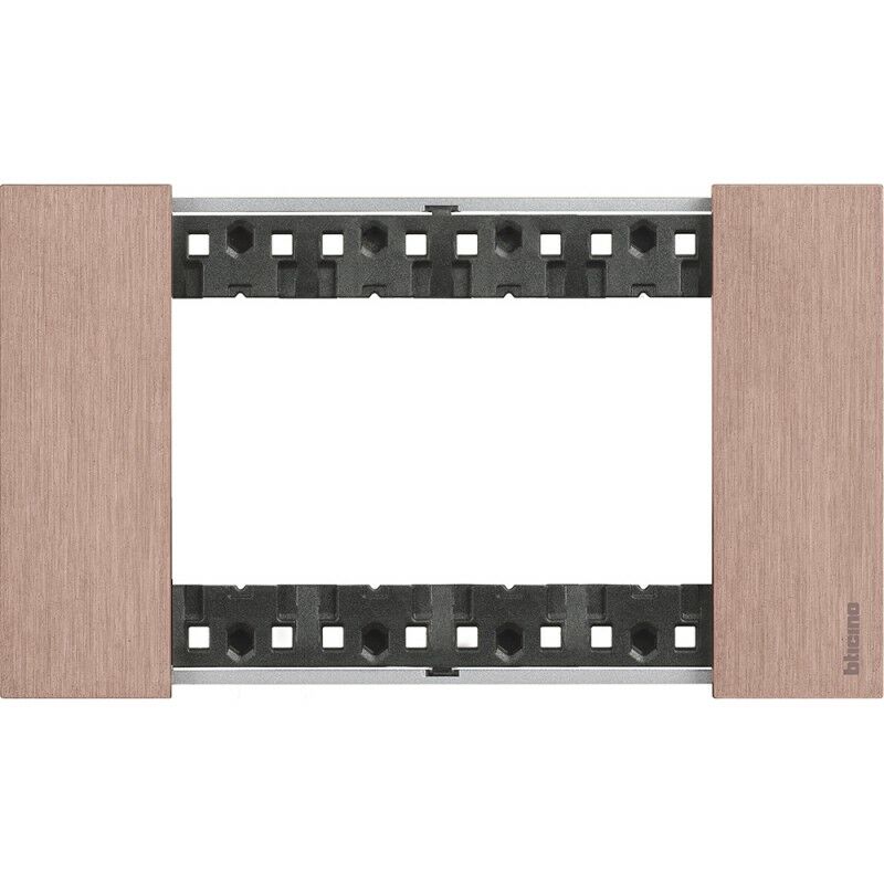 

Marco embellecedor Bticino KA4804ZM Living Now 4 modulos Cobre