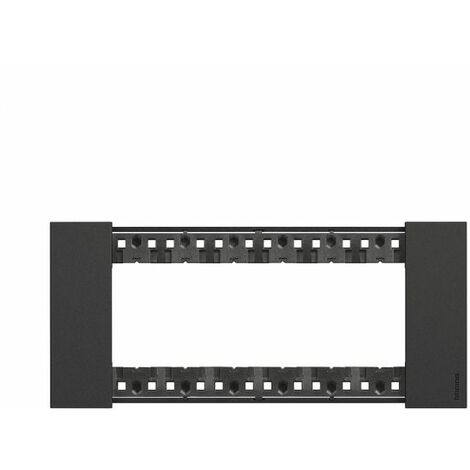 BTicino Living NOW Placca nera 6 moduli - KA4806KG