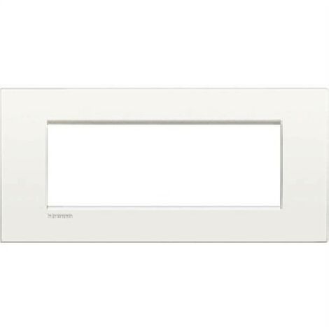 Bticino livinglight air plaque 7 modules pure white lnc4807bn
