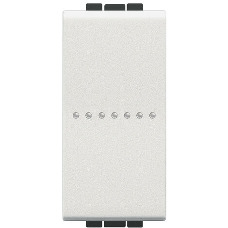 Bticino LivingLight Axialtaster 10A 1P weiß N4055N