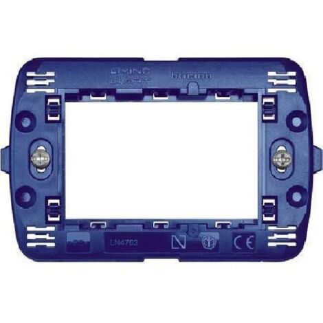 Bticino livinglight international supporto 3 moduli ln4703