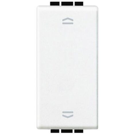 Bticino Livinglight interruptor de doble botón 1-0-2 blanco N4027N