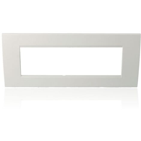 Bticino livinglight placca 7 moduli colore bianca lna4807bi