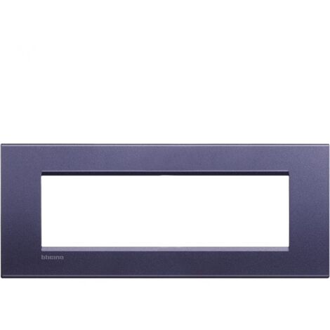Bticino Livinglight placca 7 moduli quadra colore club LNA4807CB