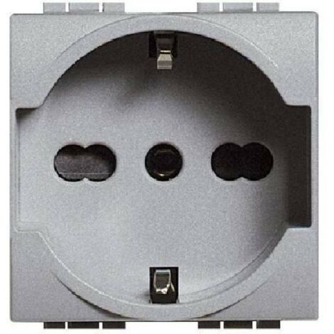 Bticino livinglight presa schuko 2p+t 16a tech nt4140/16