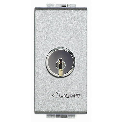 Bticino Livinglight tech interrupteur 2P 16A  à clé NT4012