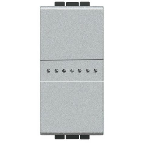 Bticino livinglight tech interruttore assiale 1 polo 10a 1 modulo nt4051n