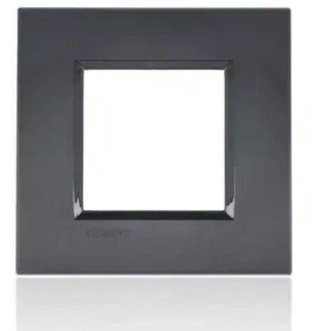 BTICINO LNA4802AR - placca quadra 2 moduli - antracite