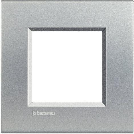 BTICINO LNA4802TE - Placca Quadra 2 Moduli - Tech