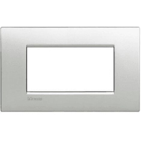 BTICINO LNC4804TE - Placca 4 Posti Quadra Tech LivingLight Air