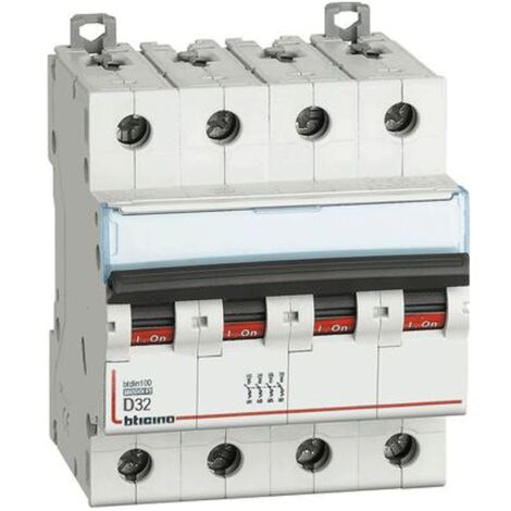 Bticino LS-Schalter 4P 32A D 10kA 4 Module FH84D32