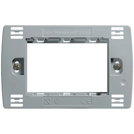 Bticino Luna support 3 modules C4703