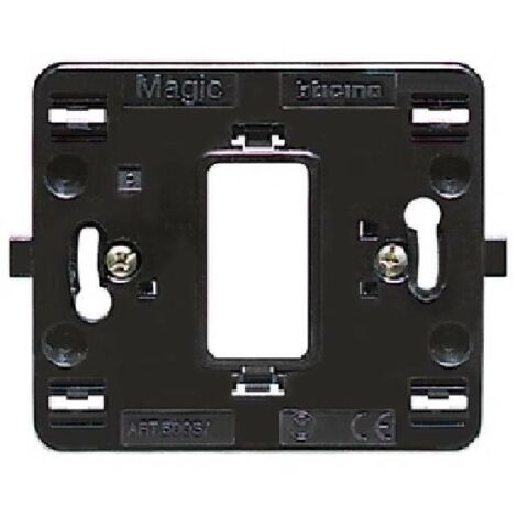 Bticino magic supporto 1 modulo scatola tonda 500s/1