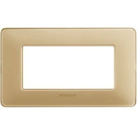 Bticino Matix Abdeckrahmen 4 Module Farbe Elfenbein AM4804CAV