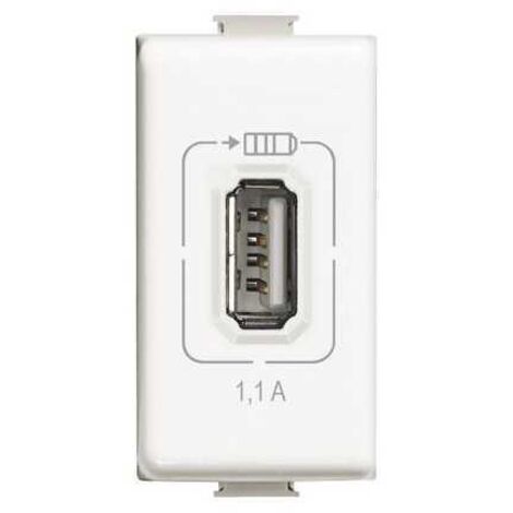 Bticino Matix Cargador USB 5 Vdc tipo A 1M AM4191A