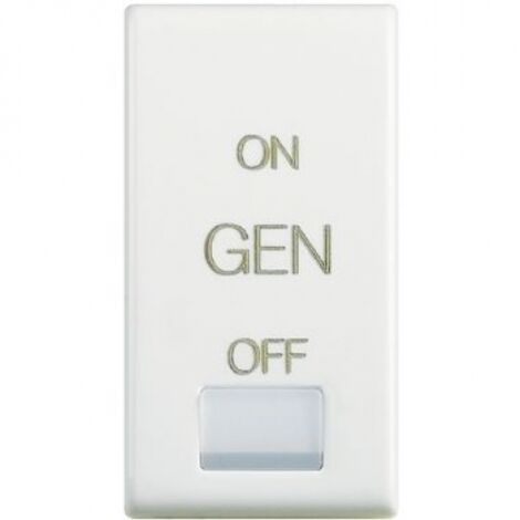 Bticino matix myhome copritasto on off generale colore bianco am5911af