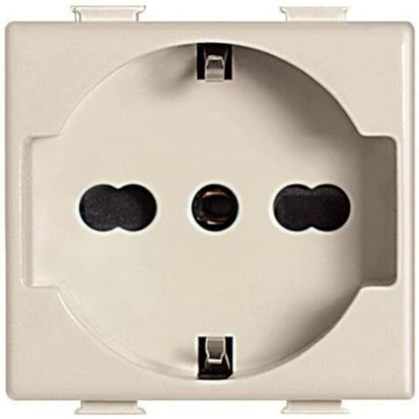 Bticino matix presa unel standard tedesco 16a avorio a5440/16