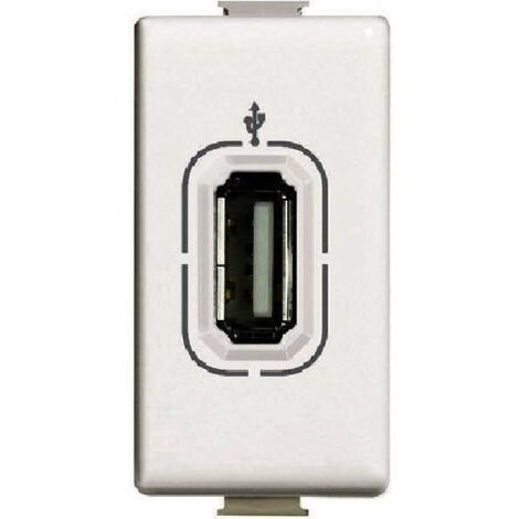 Bticino matix usb steckdose farbe weiss am4285