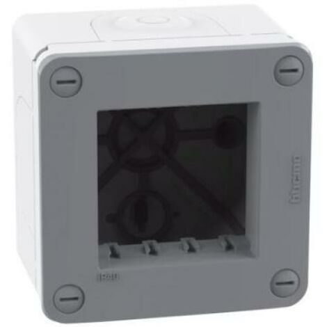 Bticino matixgo box 2 module ip40 grau - 28402g