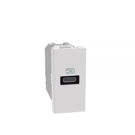 Bticino MatixGo Caricatore USB con una porta tipo C - 20W Bianco - JW4192C