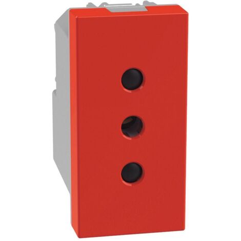 Bticino matixgo - presa ita p11 rosso j4113r
