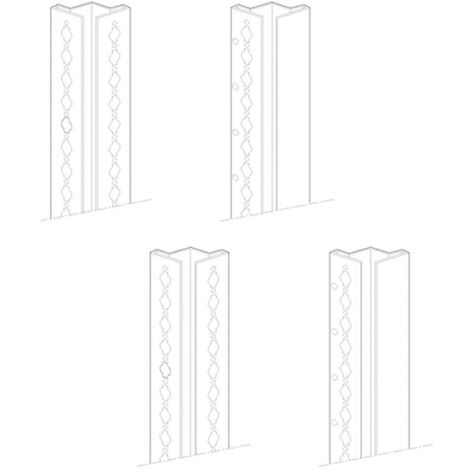 Bticino montantes para armarios HDX MAS altura 1800mm 91821