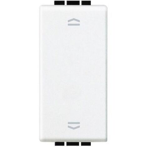BTICINO N4027N - commutatore a 2 tasti (1-0-2) 16A - Bianco