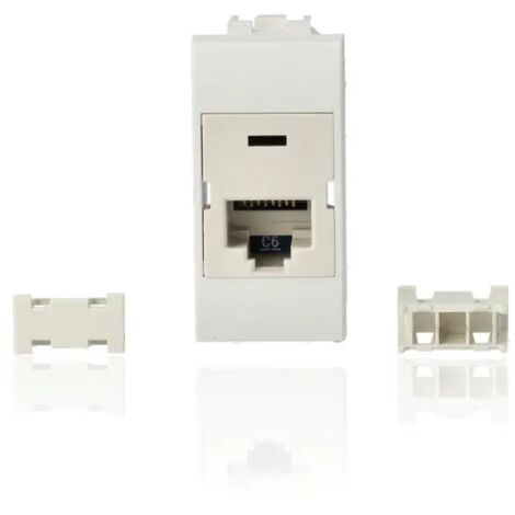 BTICINO N4262C6 - Connettore Rj45 Categoria 6 Utp - Bianco - LivingLight