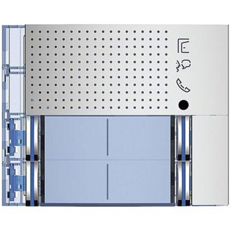 Bticino panneau avant 4 boutons double colonne module de son 351181