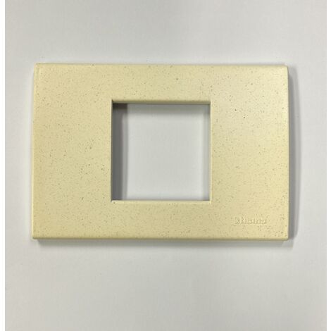 BTICINO - PLACCA 2 MODULI BIANCO INTEGRALE N4819IB