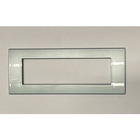BTICINO - PLACCA 7 MODULI AZZURRO PERLAN4807AN